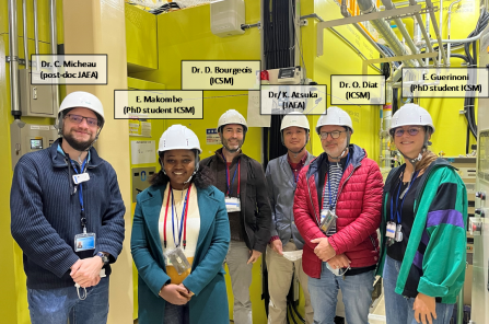 Collaboration scientifique entre l'ICSM et le MSRC du JAEA (Toka-Ibaraki)